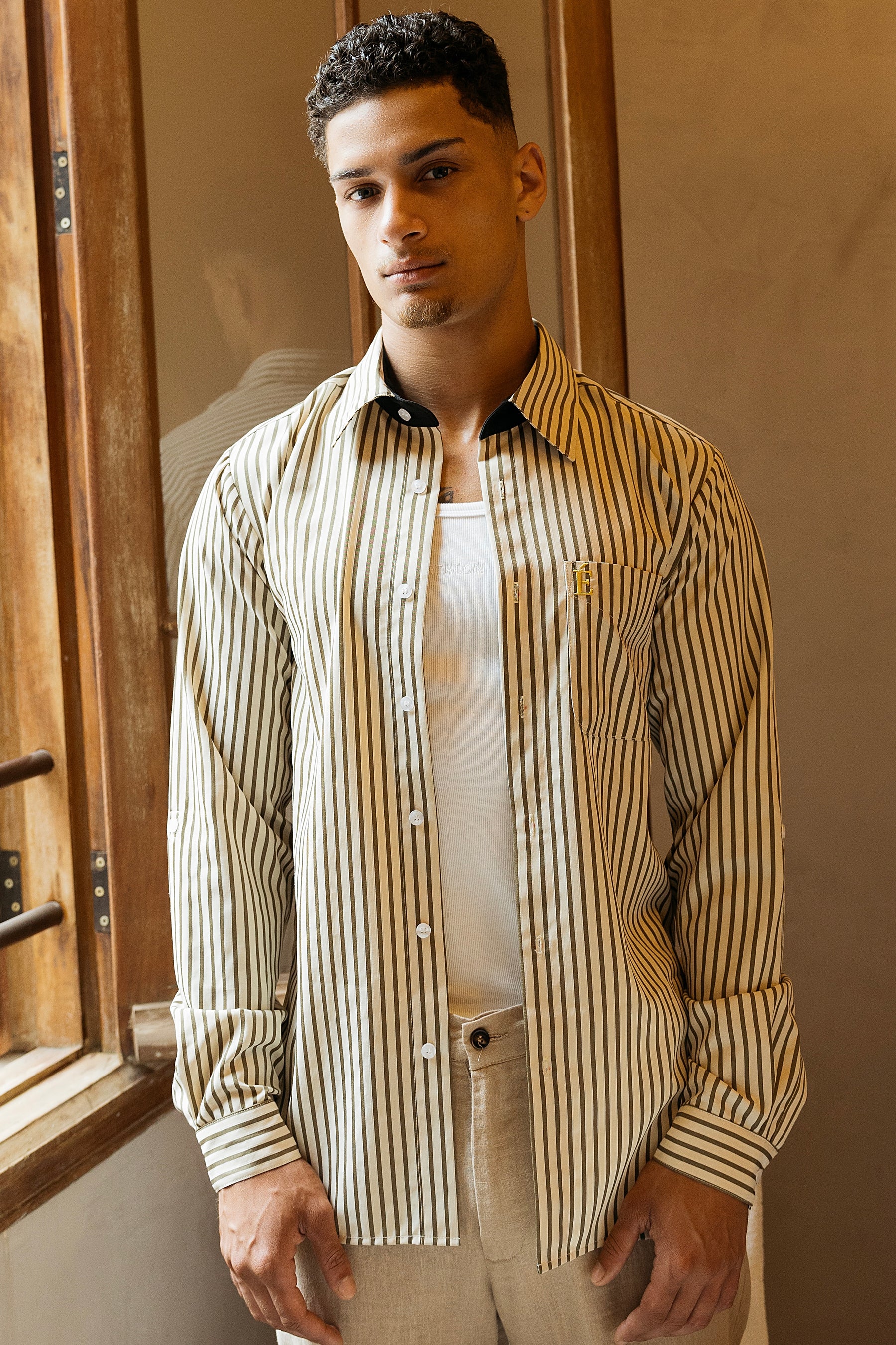 Global Anytime Button-Up 01