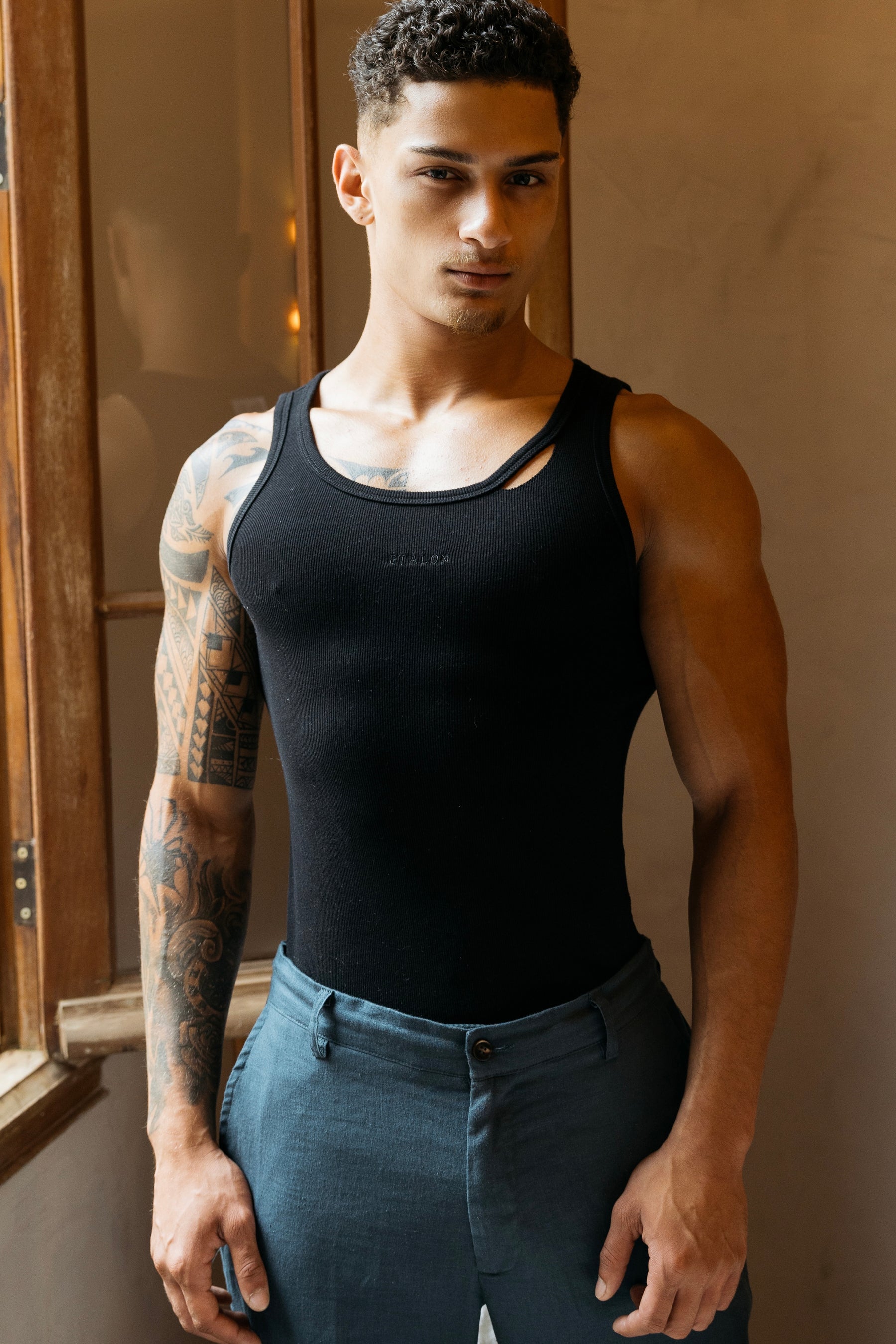 Rip Ribbed Tank Top