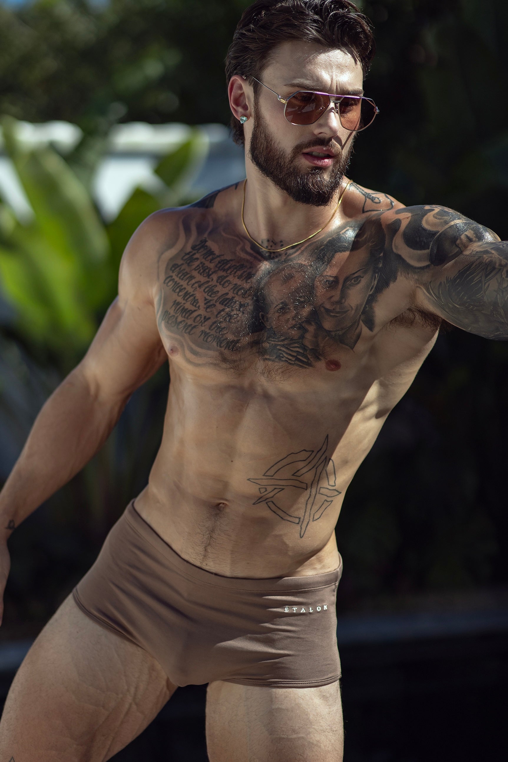 Brown Swim Sunga