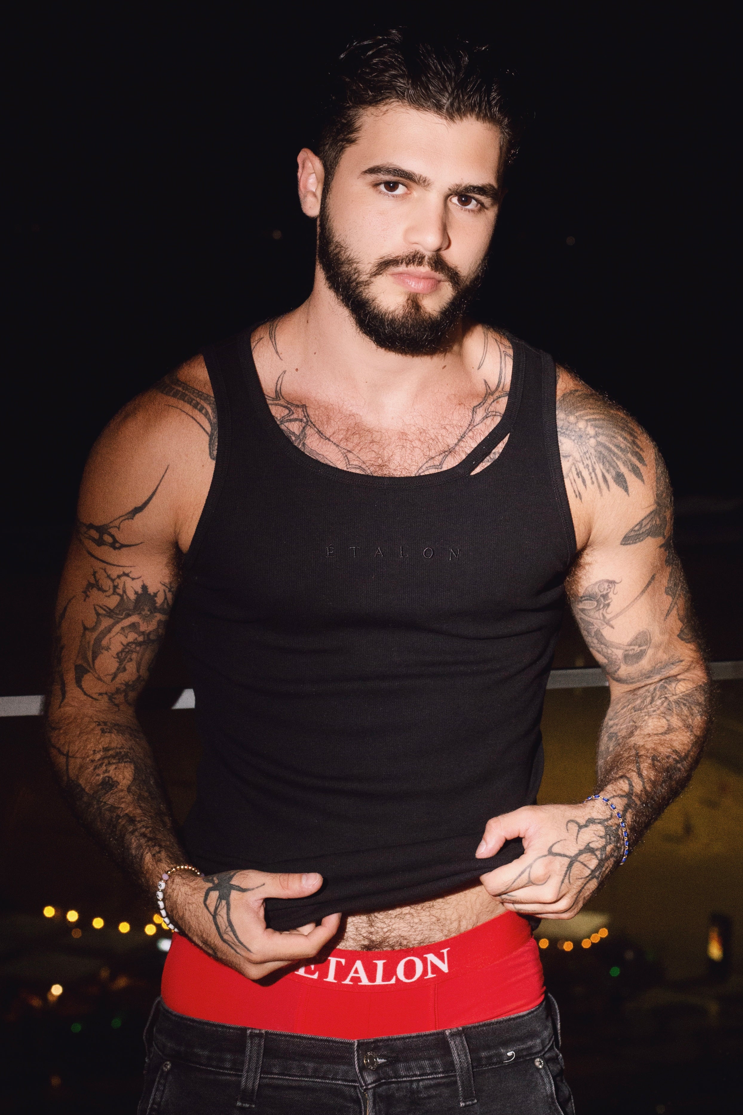 Rip Ribbed Tank Top (Regular Length)