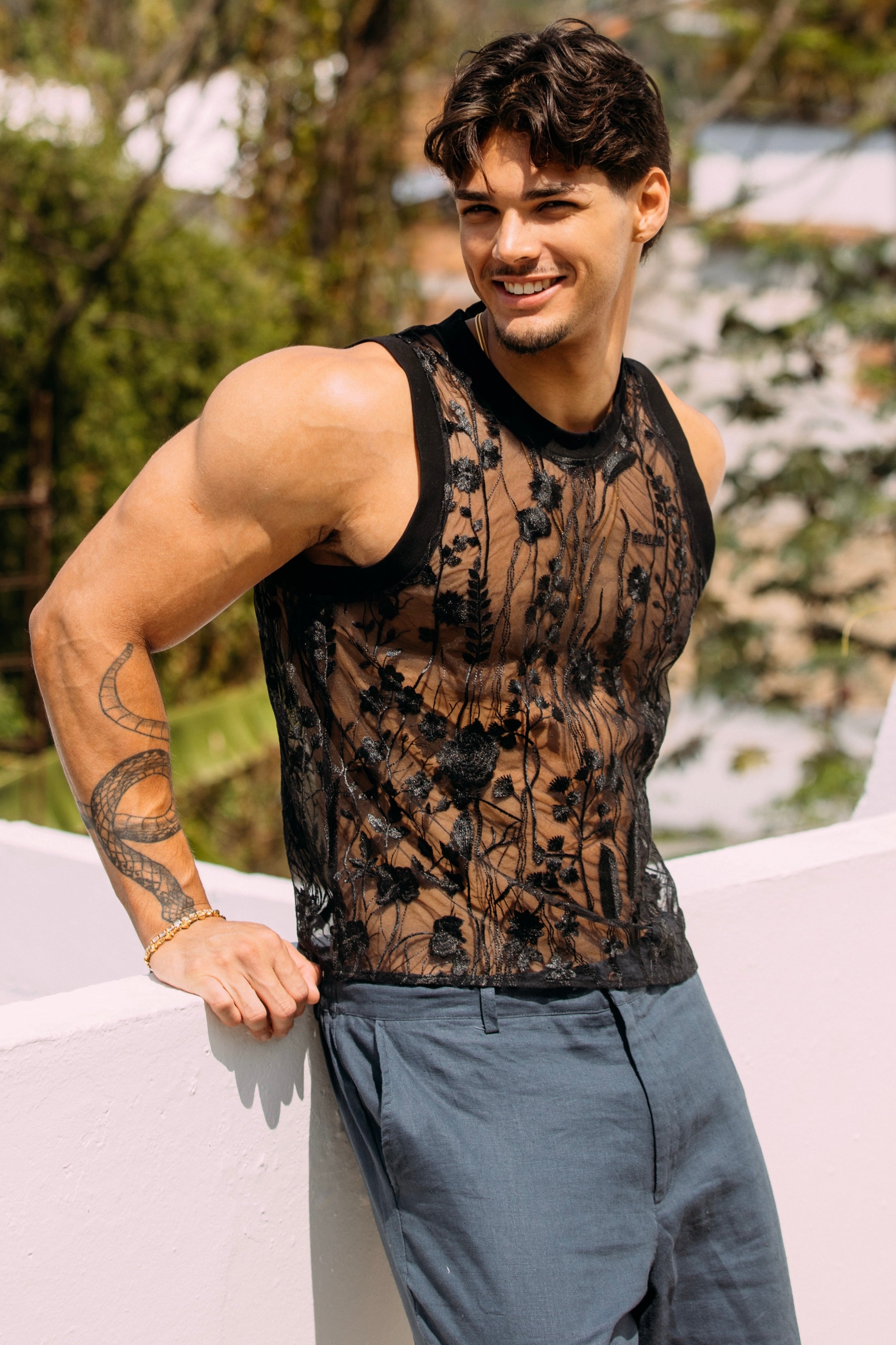 Floral Illusion Tank