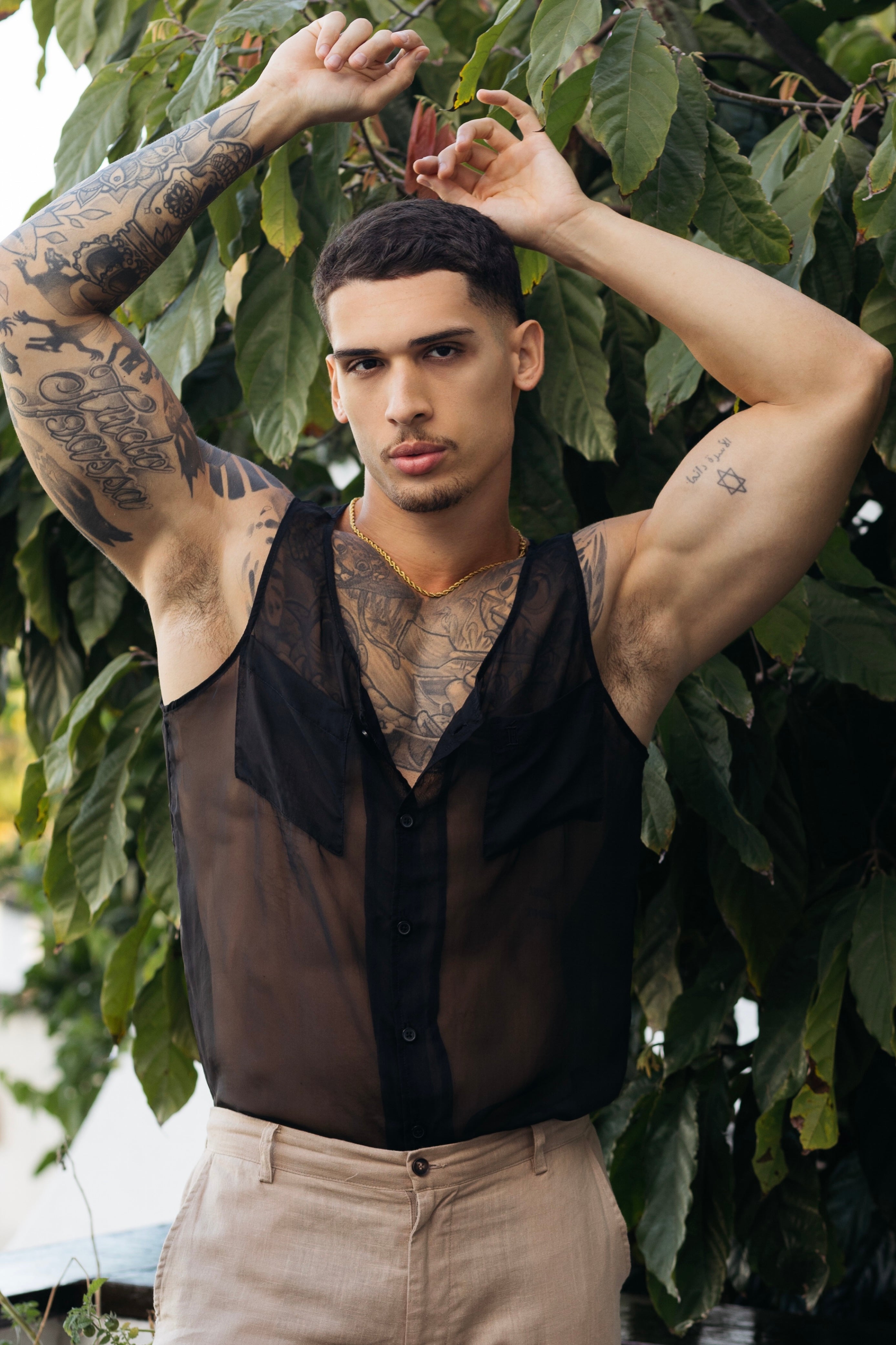 Extra Thin Button Up Tank Top