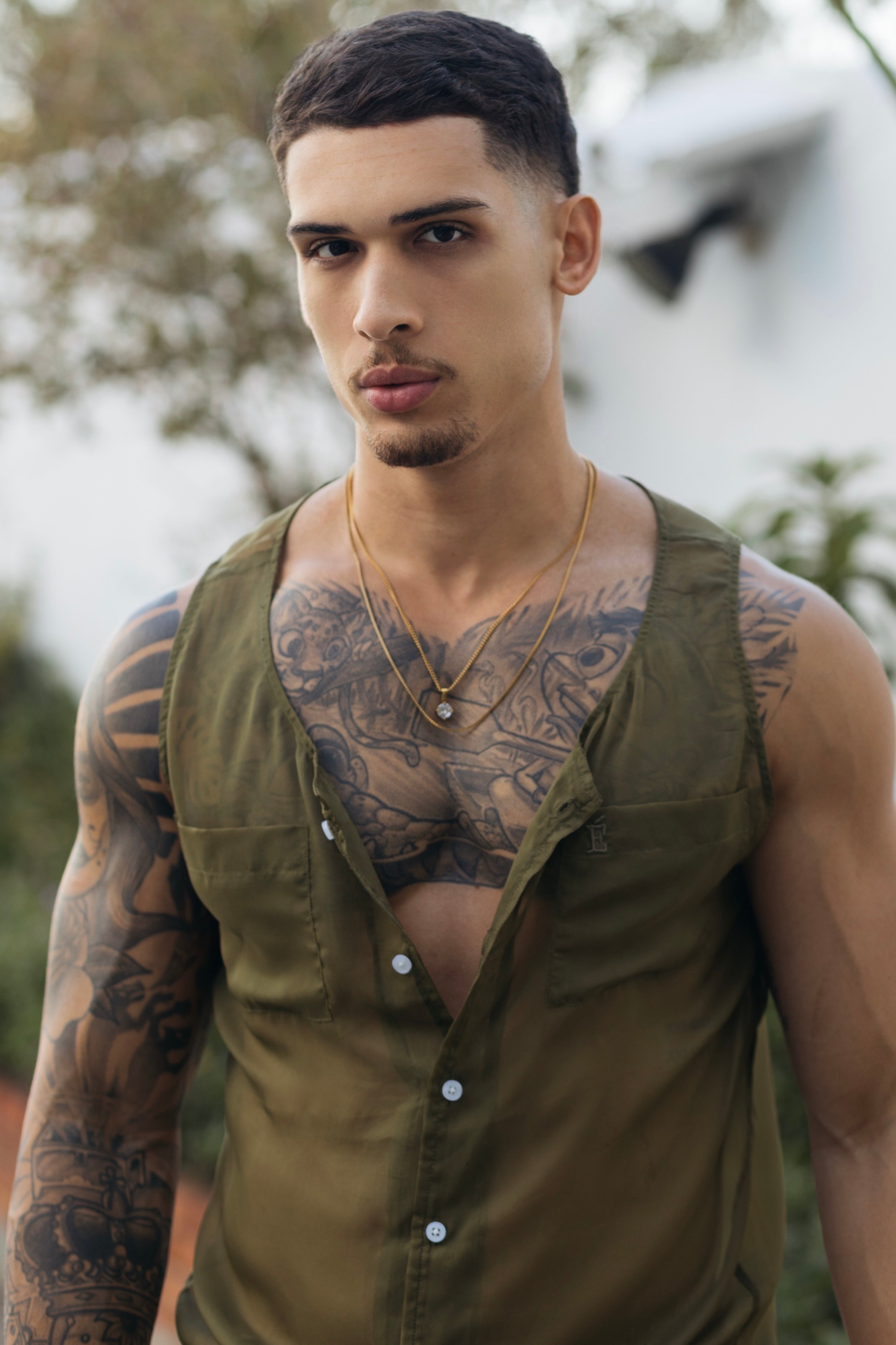 Extra Thin Button Up Tank Top