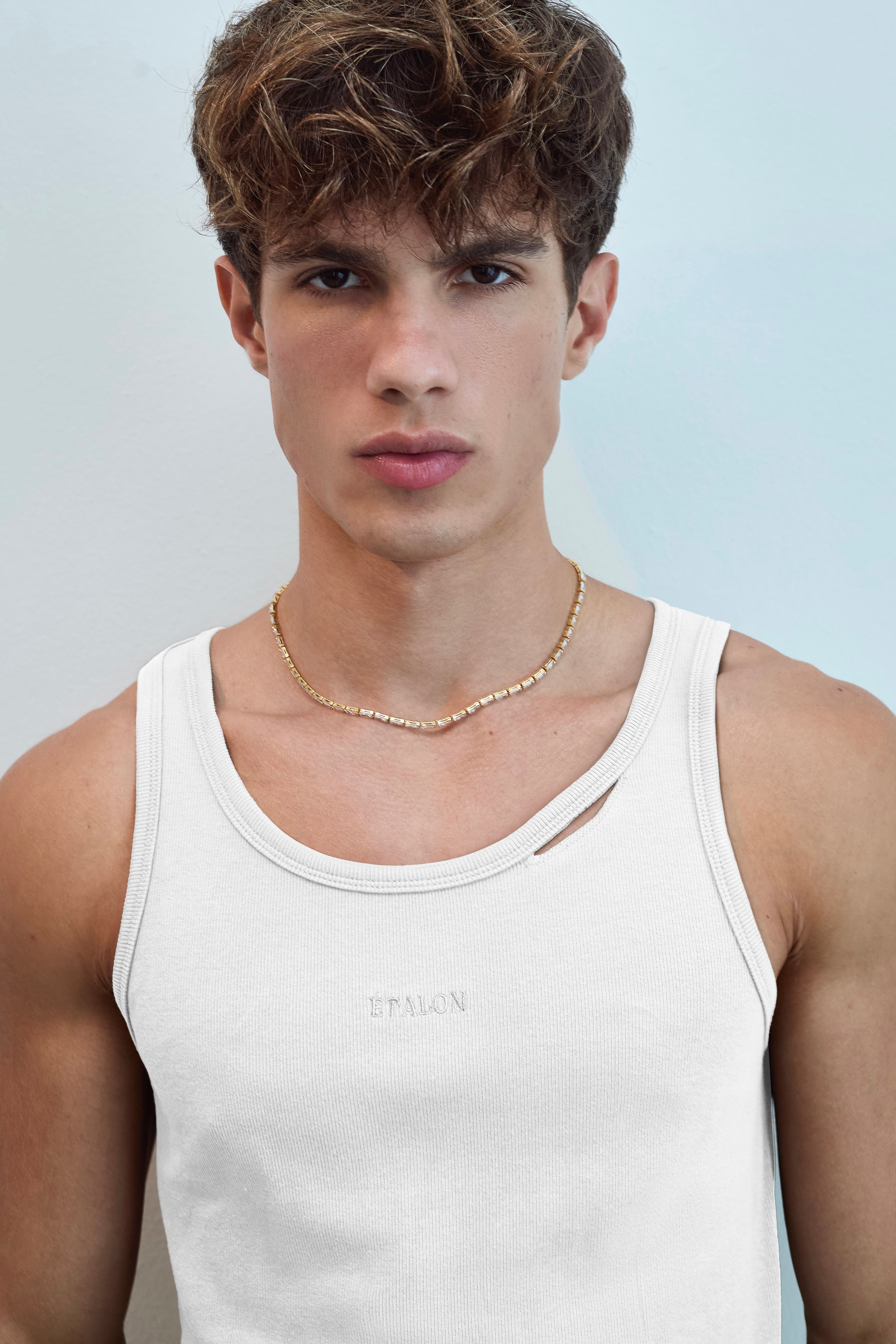 Rip Ribbed Tank Top (Slight Crop)