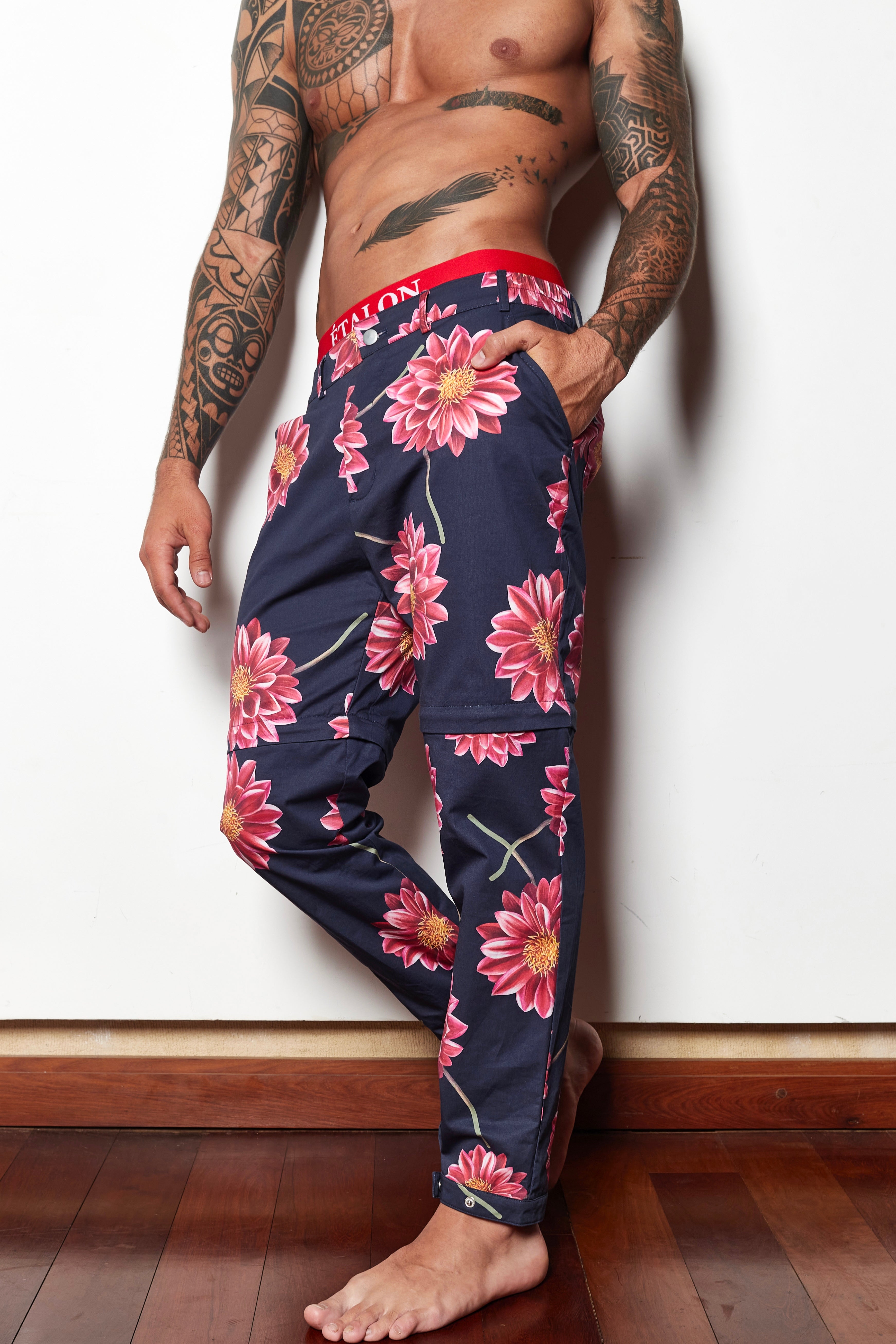 Floral Convertible Trouser/ Short