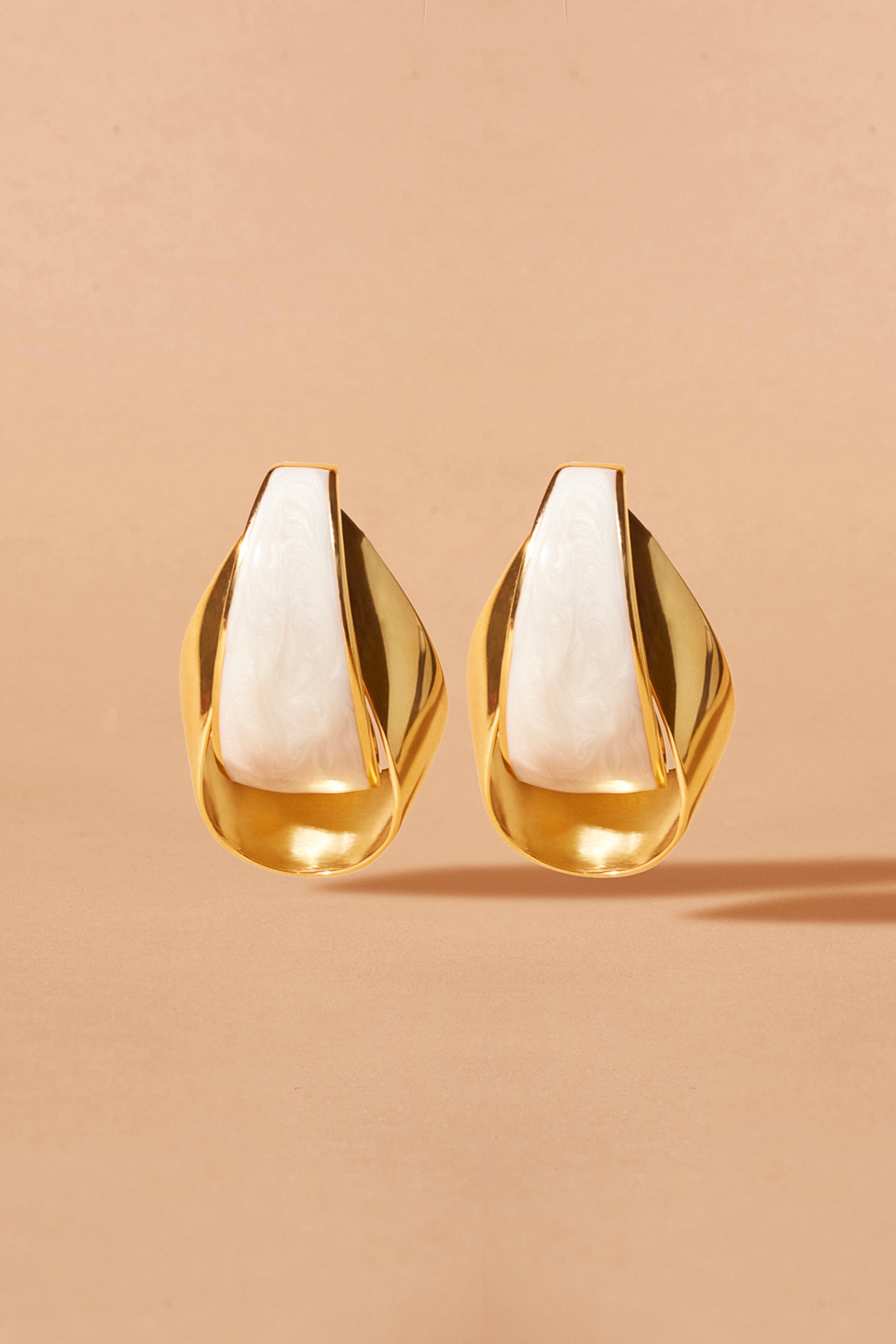 Pearl Doorknocker Earrings