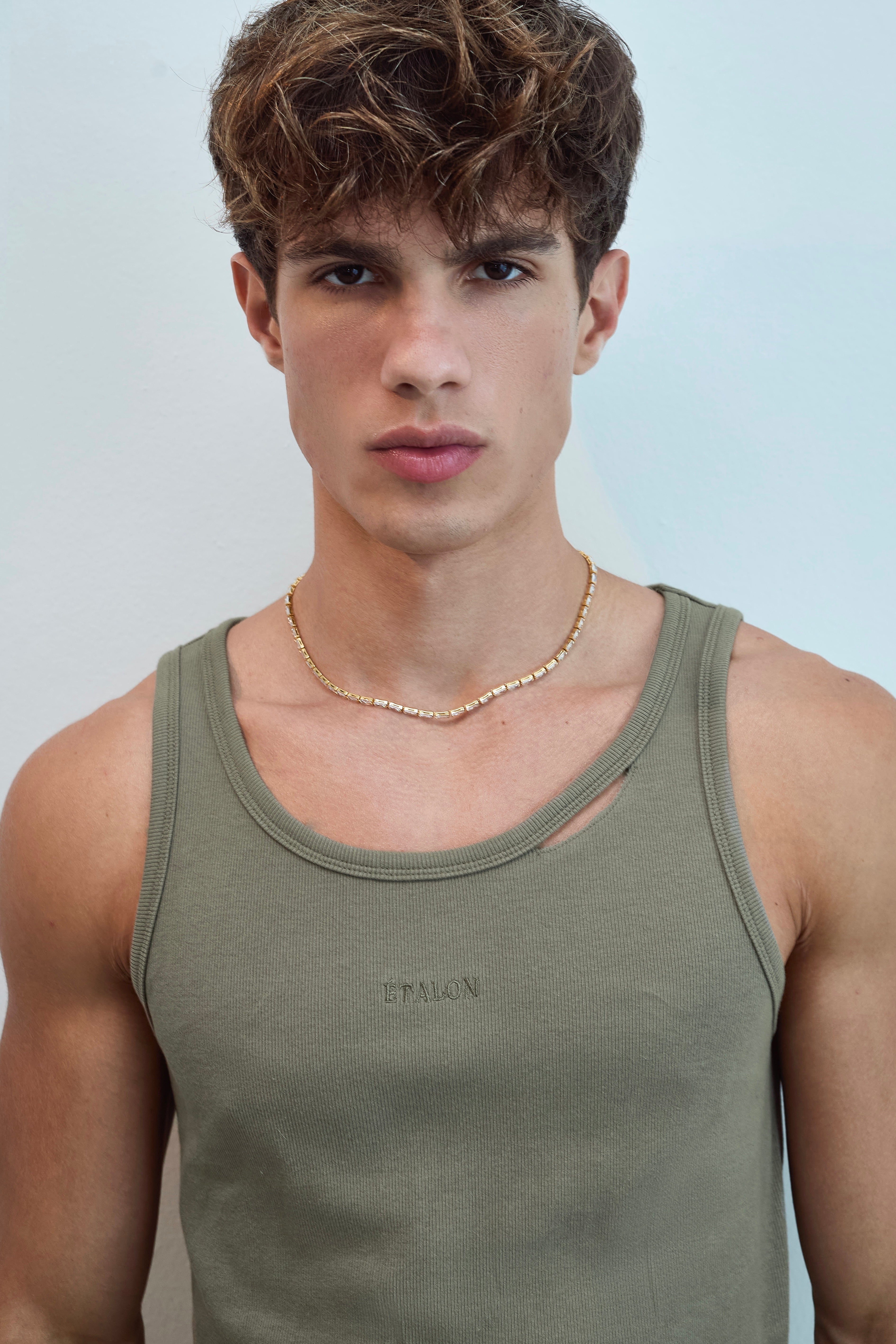 Rip Ribbed Tank Top (Slight Crop)