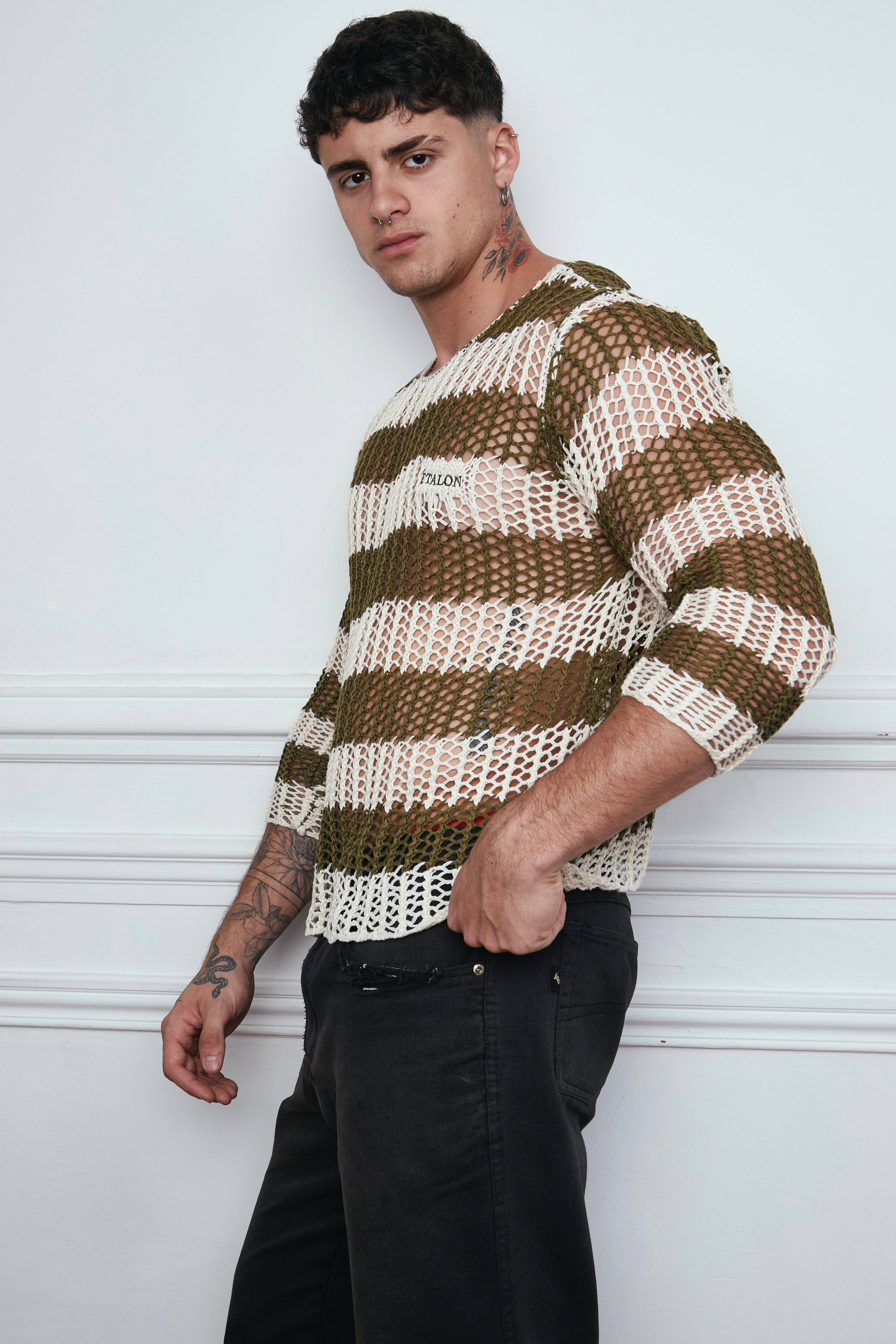 Striped Knitted Sweater