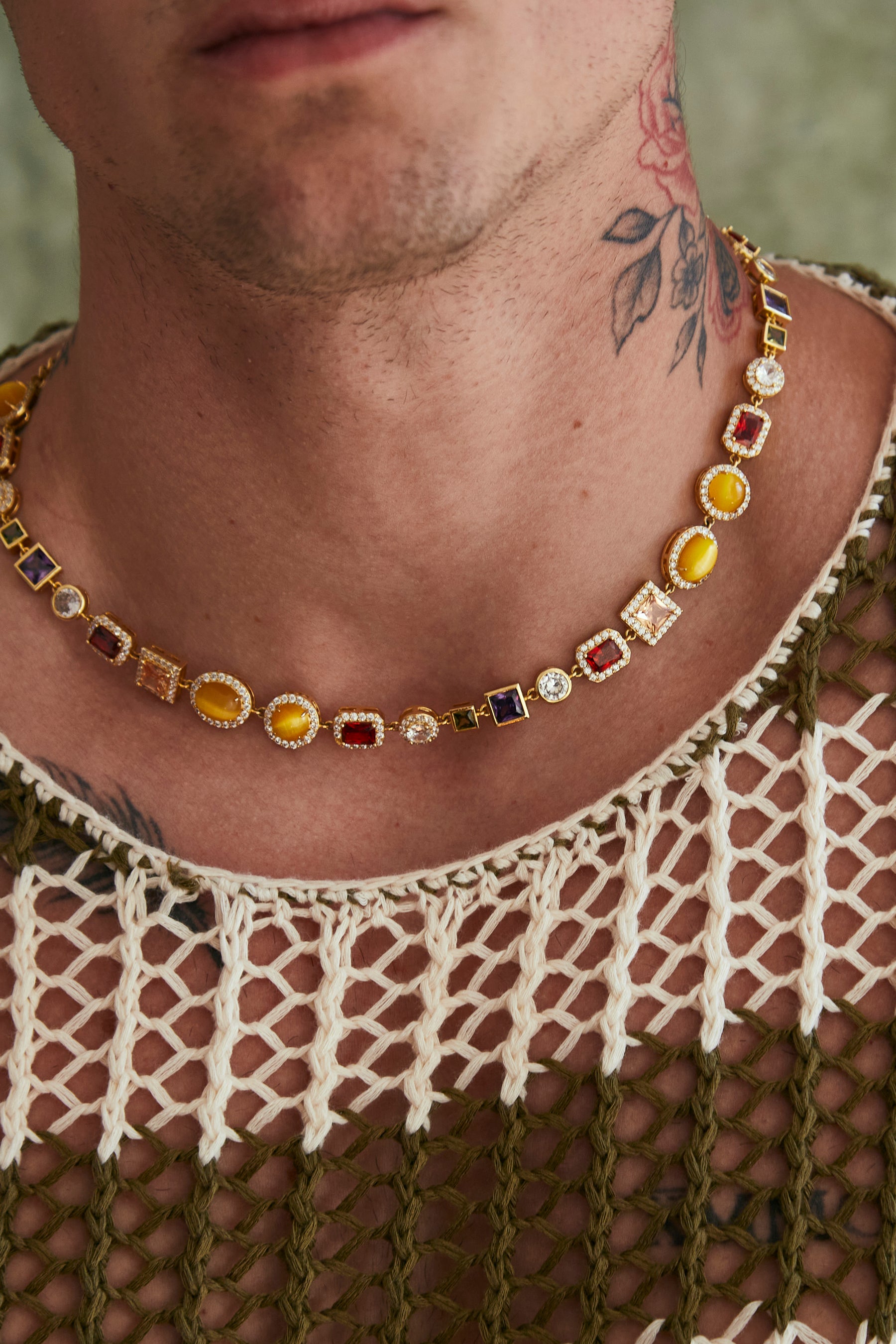 Gemstone Choker