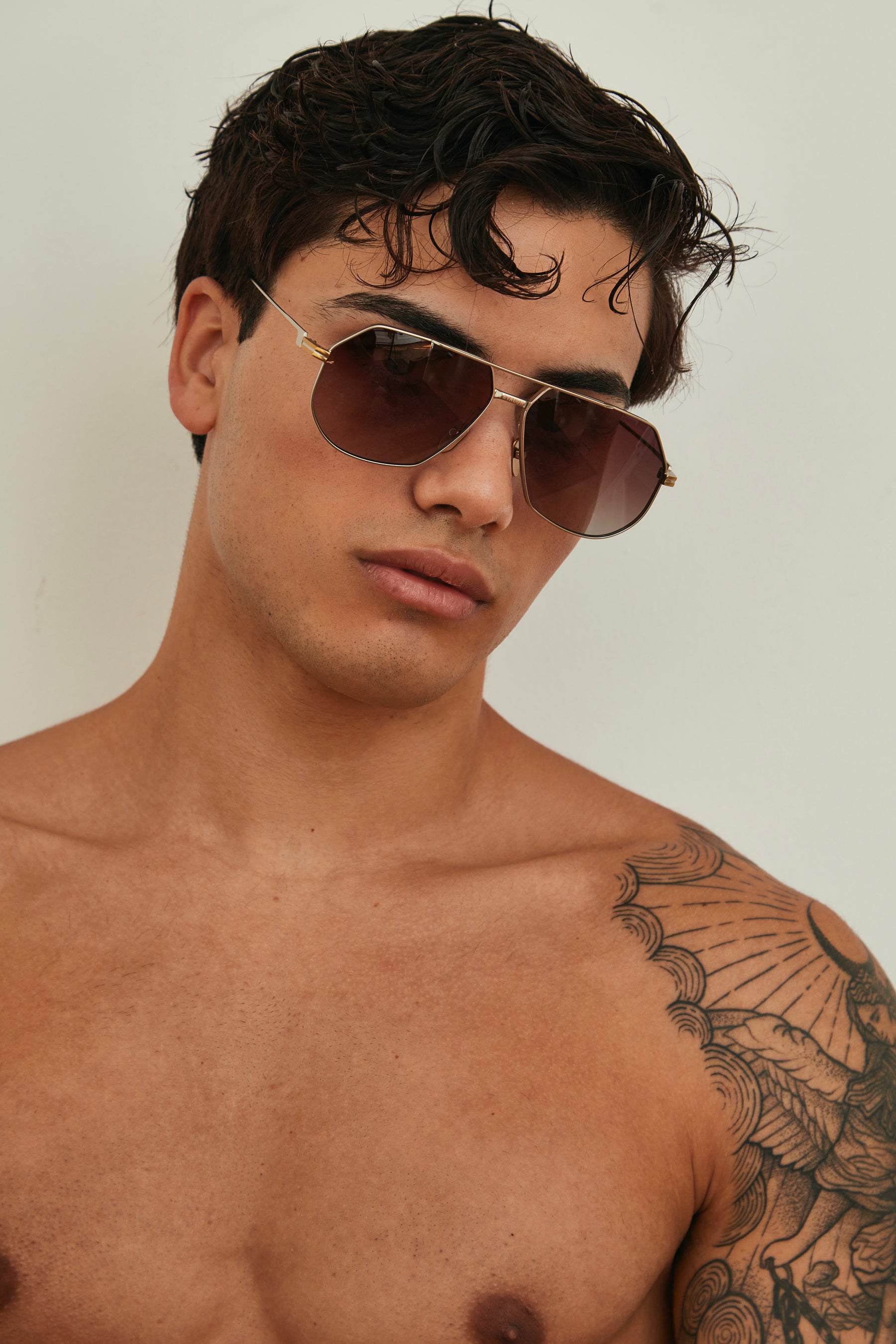 Mahogany Vintage Aviators