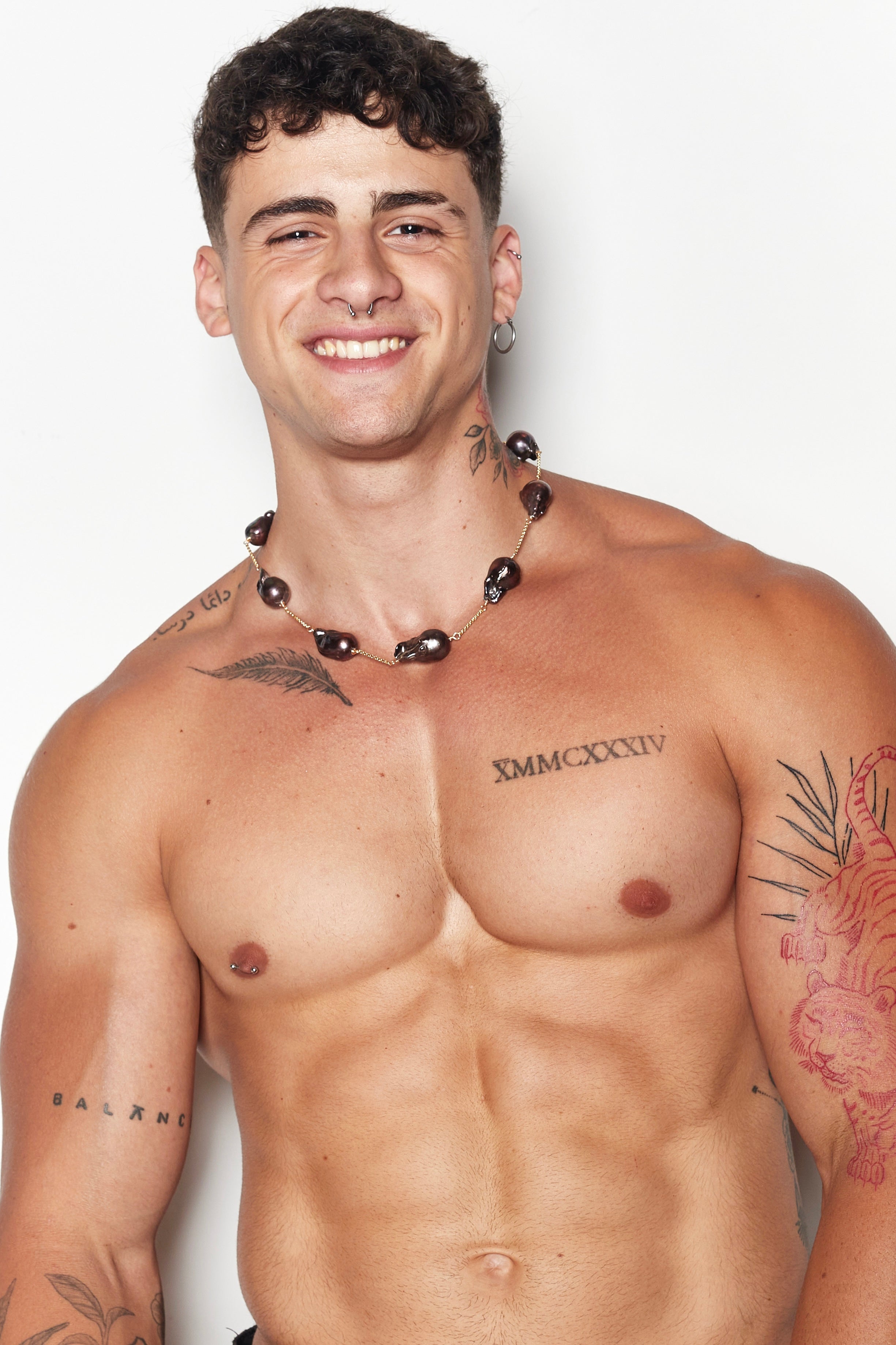 Stringed Pearl Necklace