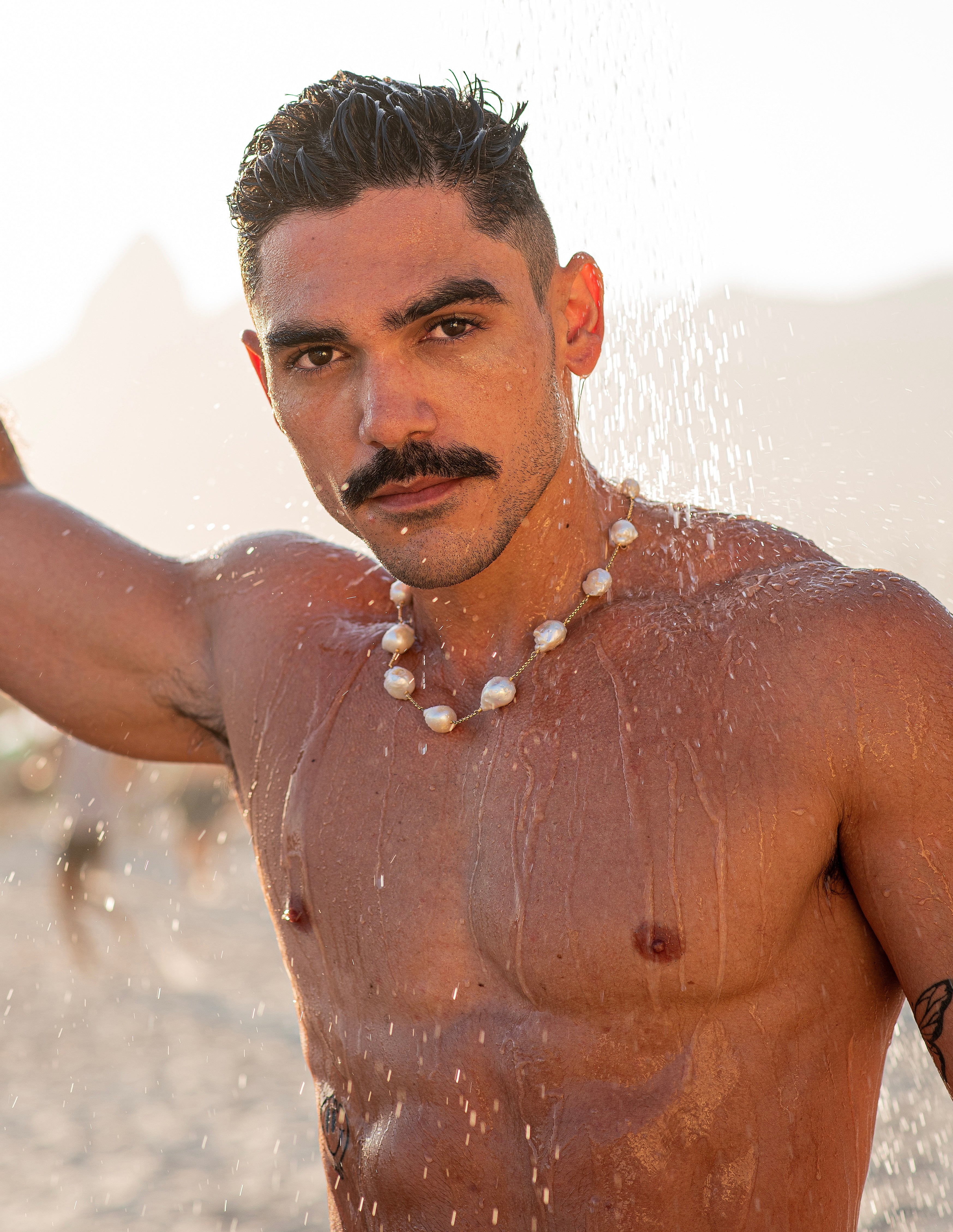 Stringed Pearl Necklace