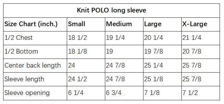 Knitted Polo L/S