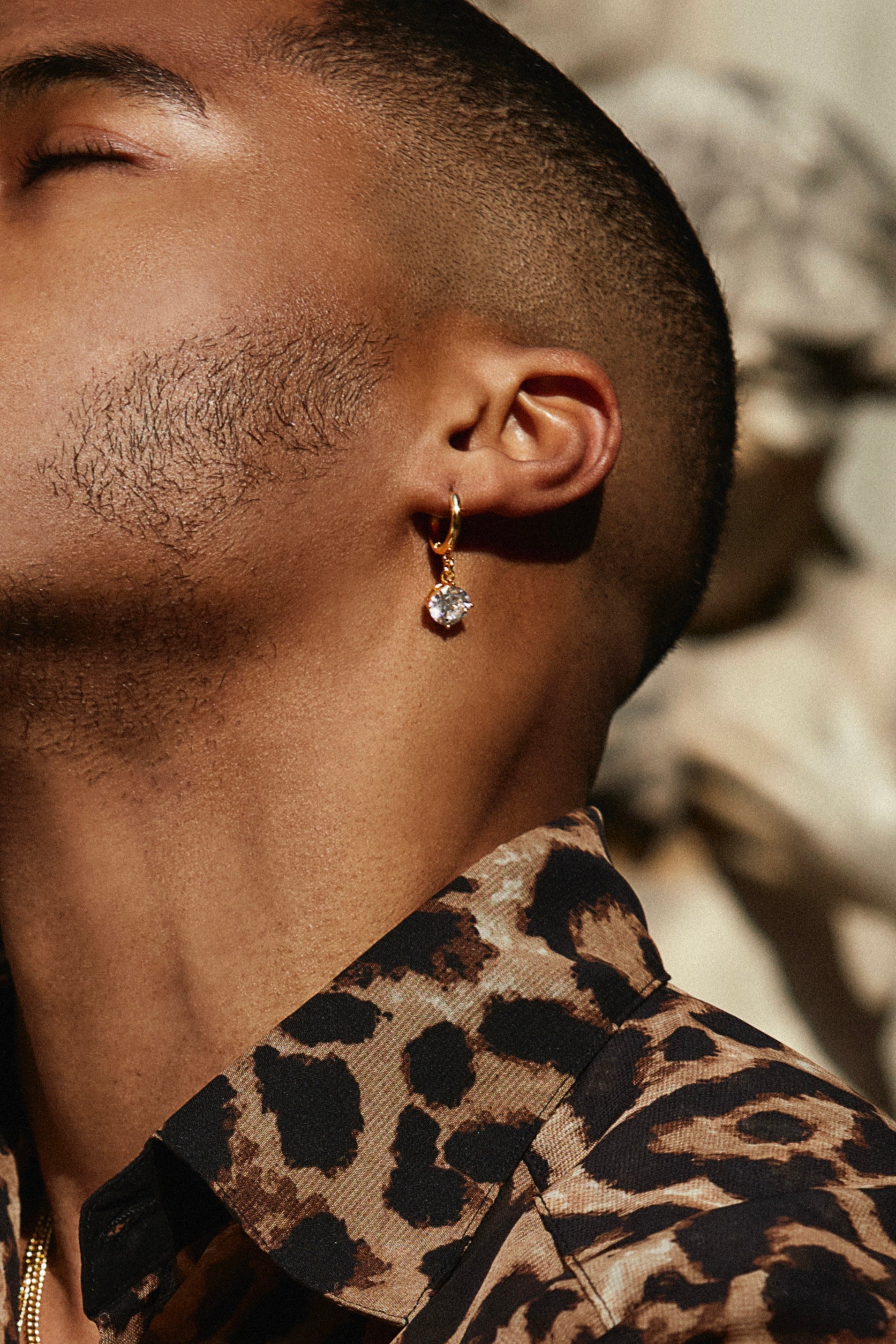 Oversized Diamond Earring