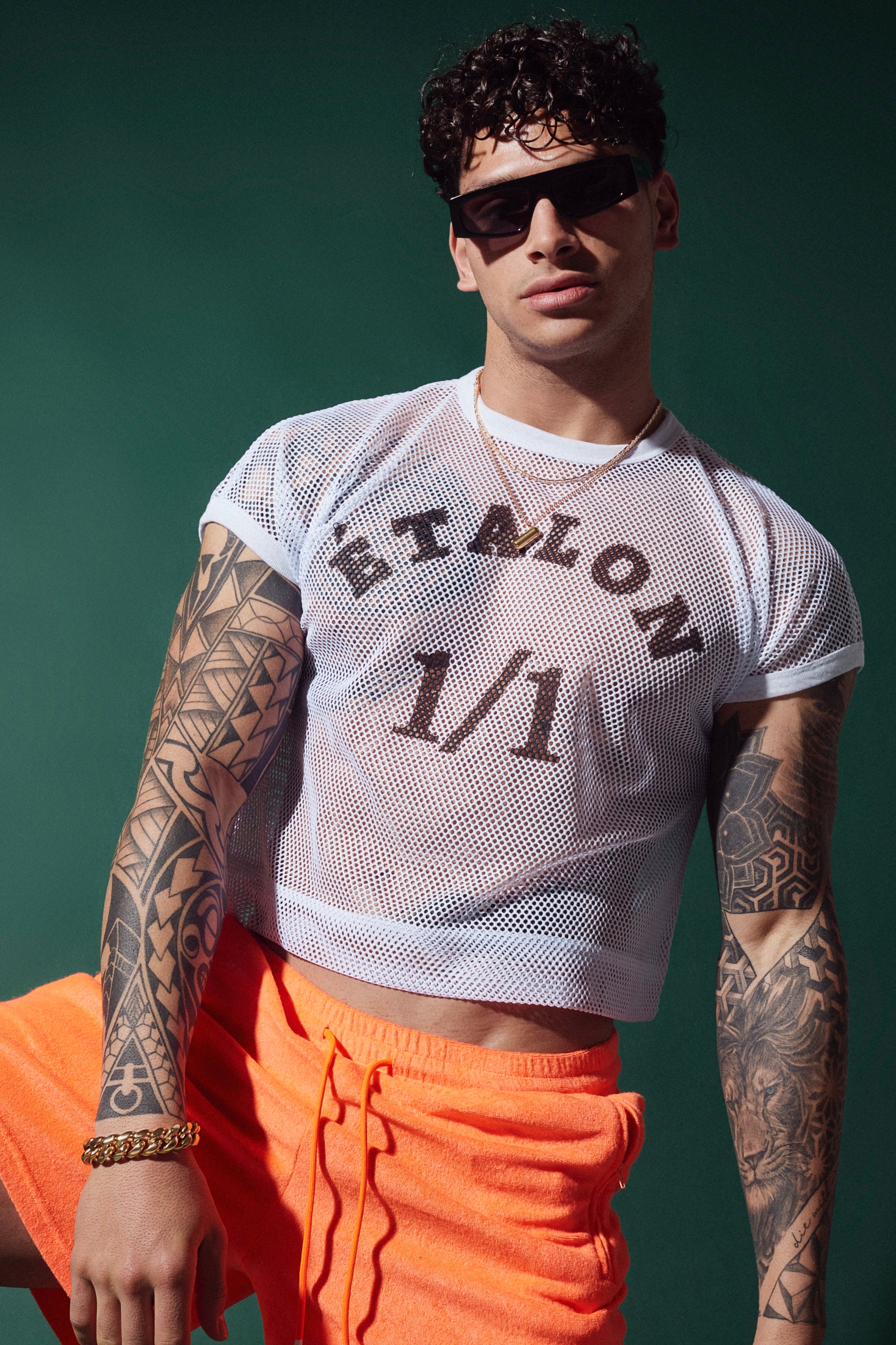 Mesh Crop Top