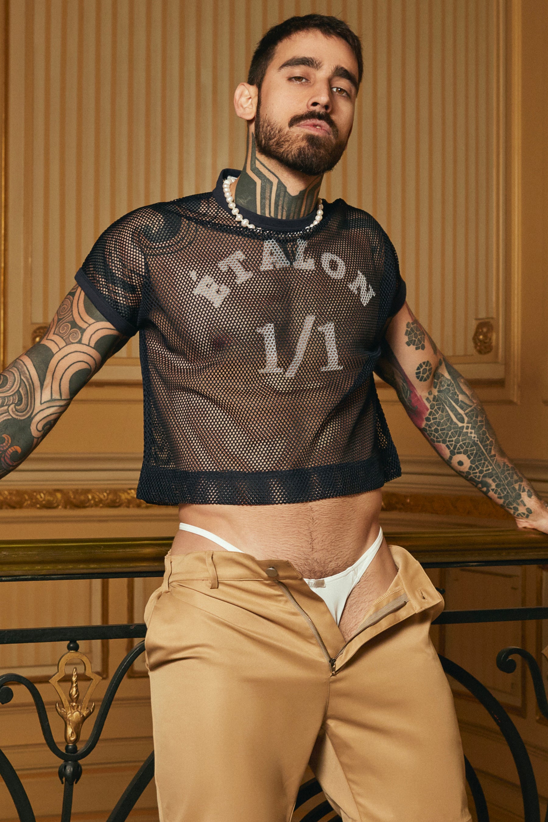Mesh Crop Top