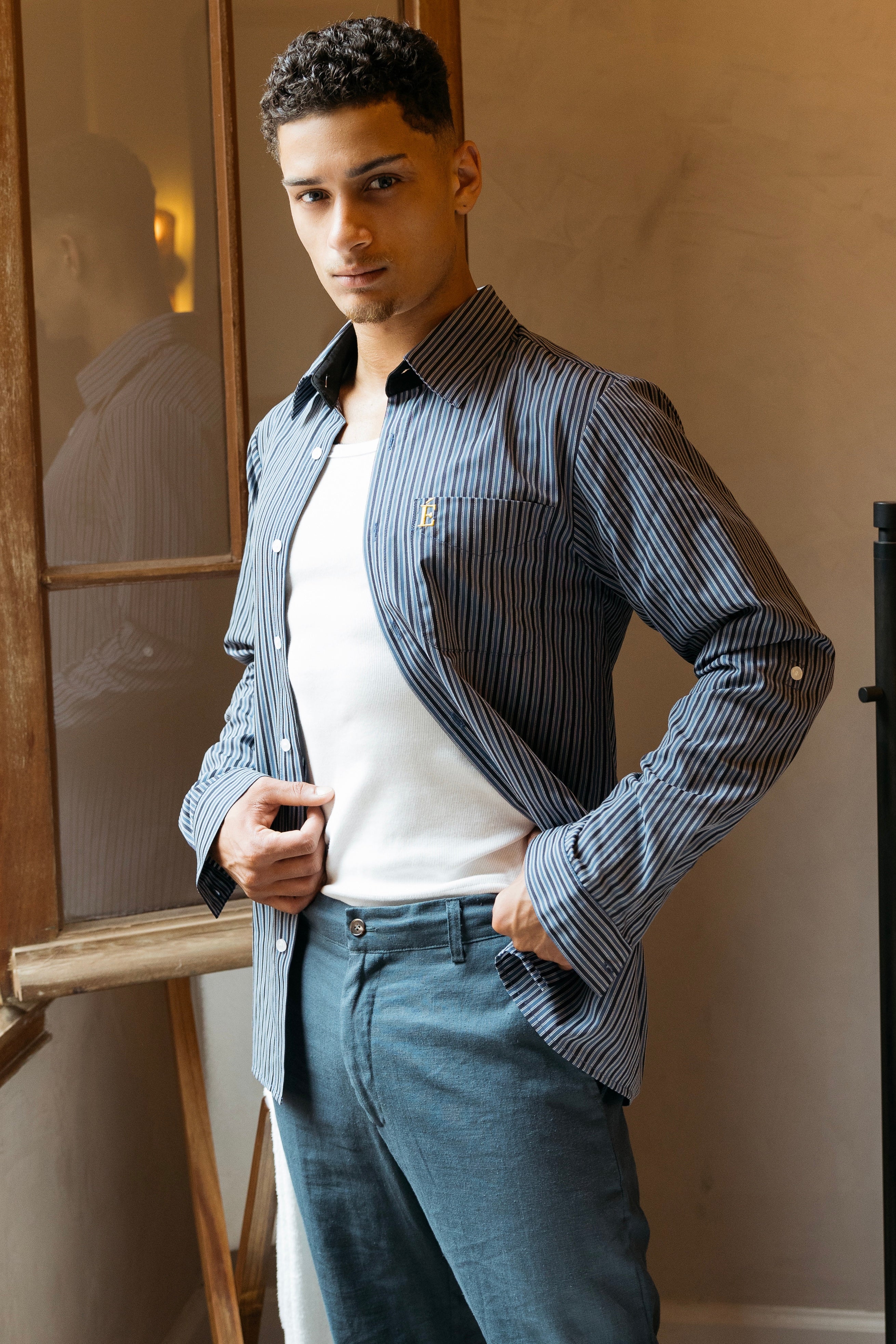 Global Anytime Button-Up 03