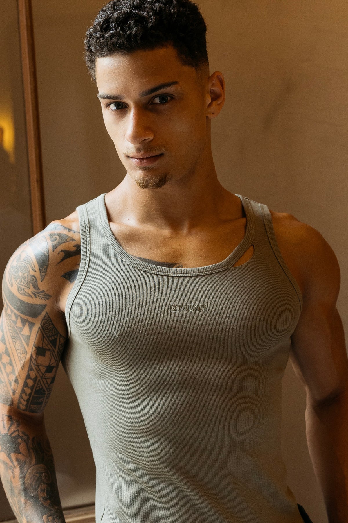 Rip Ribbed Tank Top