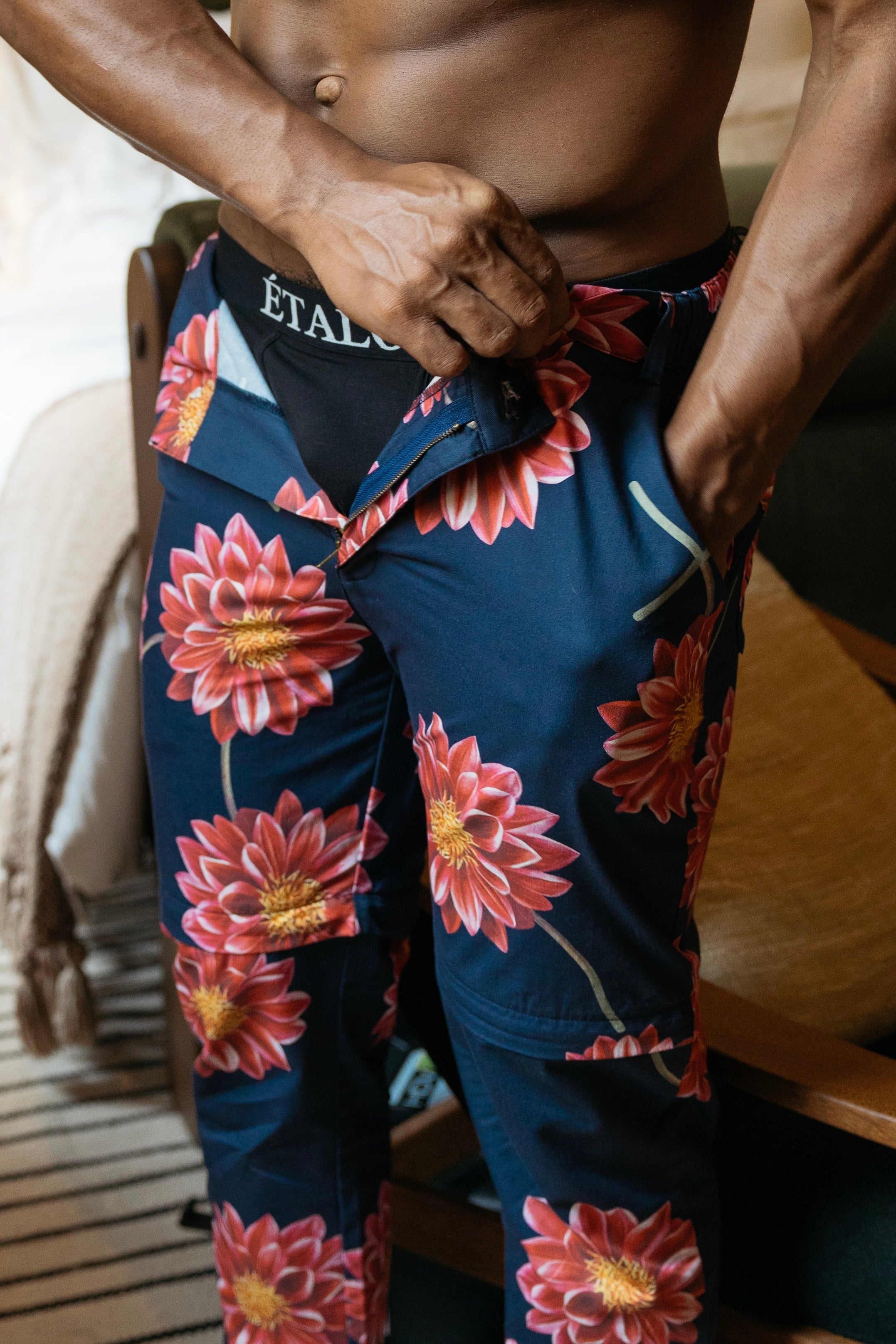 Floral Convertible Trouser/ Short