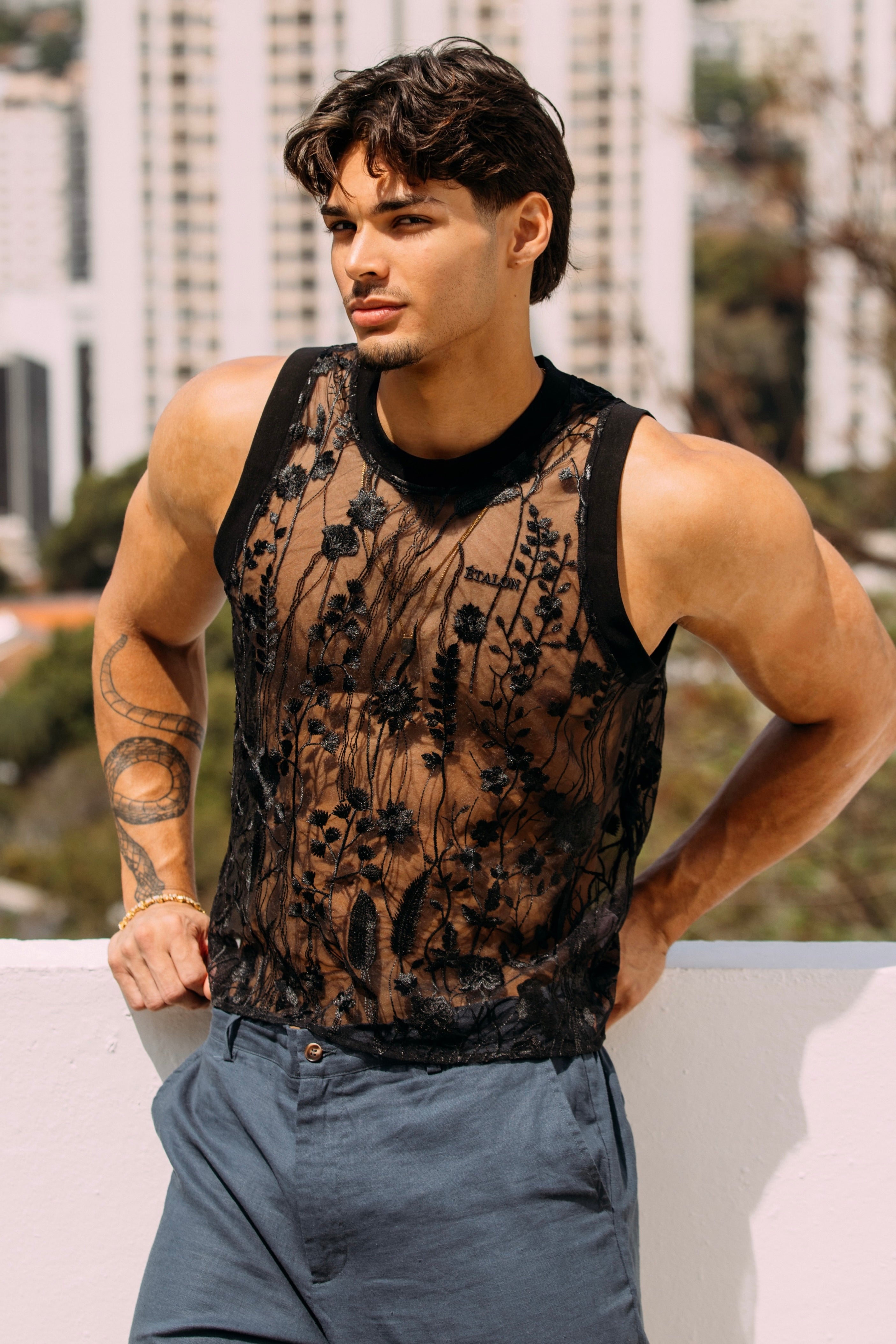 Floral Illusion Tank