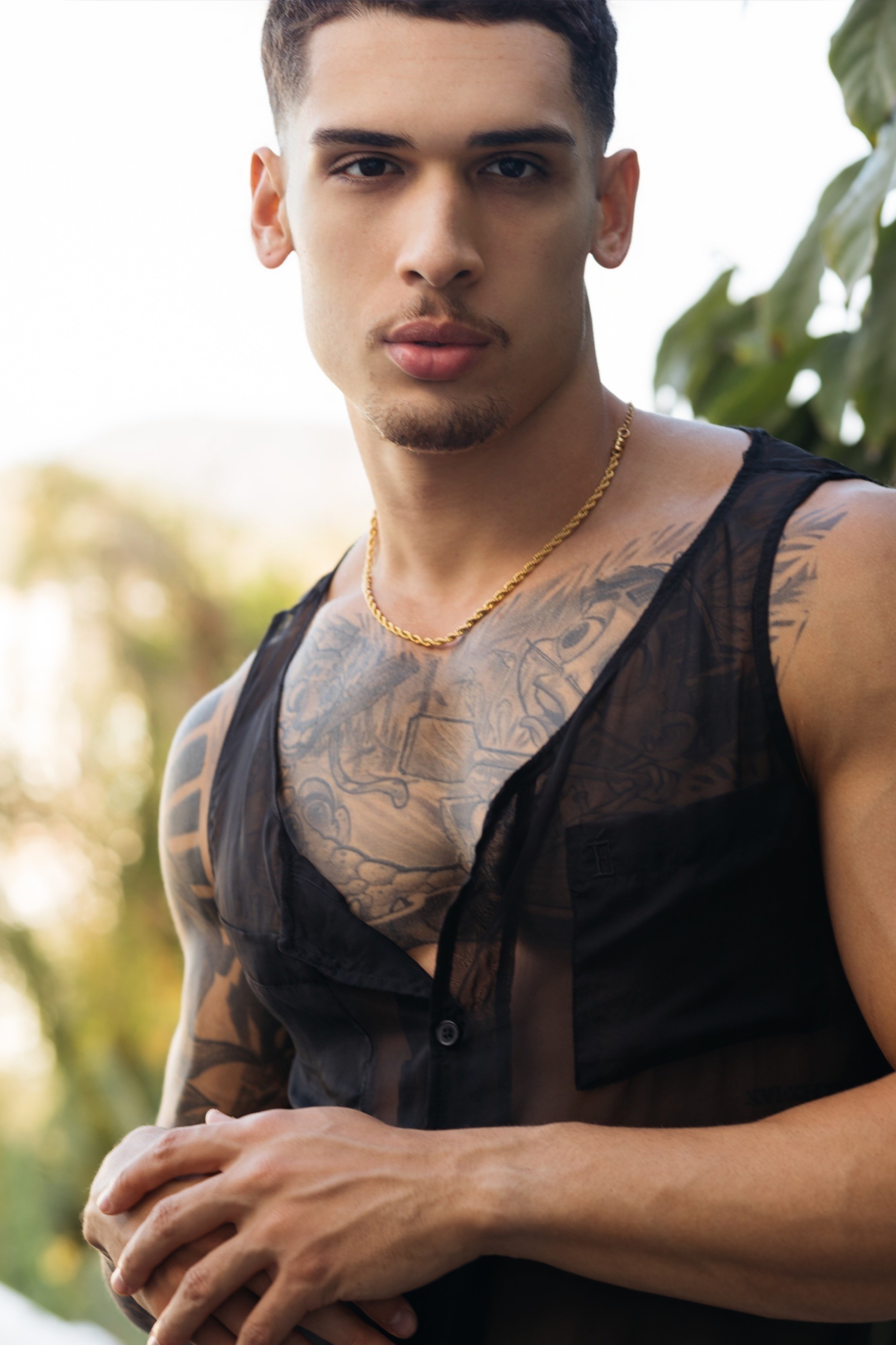 Extra Thin Button Up Tank Top