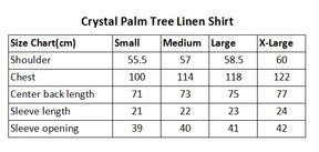 Crystal Palm Tree Linen Shirt 02