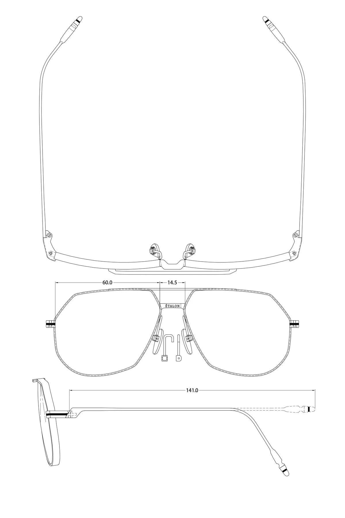 Golden Brown Vintage Aviators