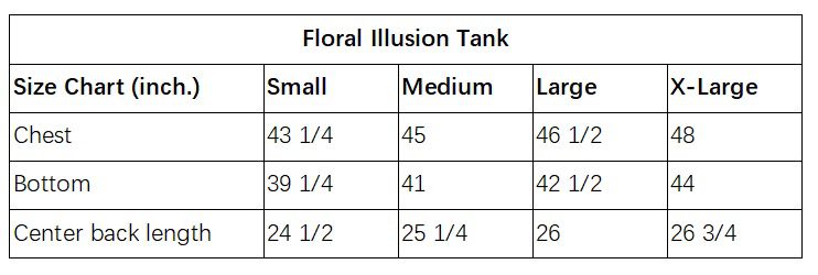 Floral Illusion Tank