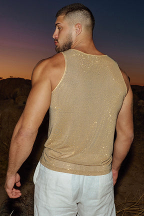 Golden Crystal Tank Top (Pre-Order)
