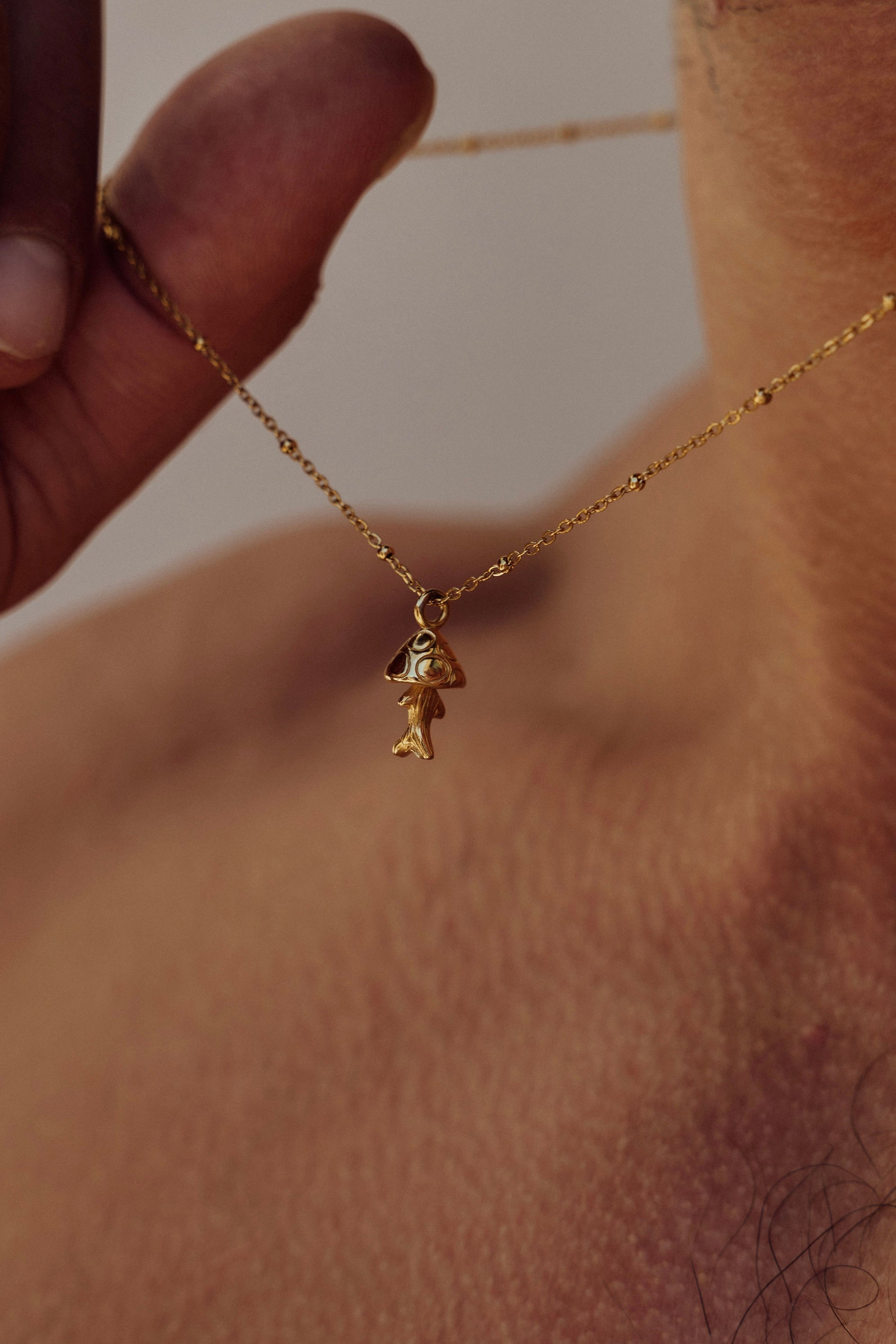 FunGuy Mushroom Charm Necklace