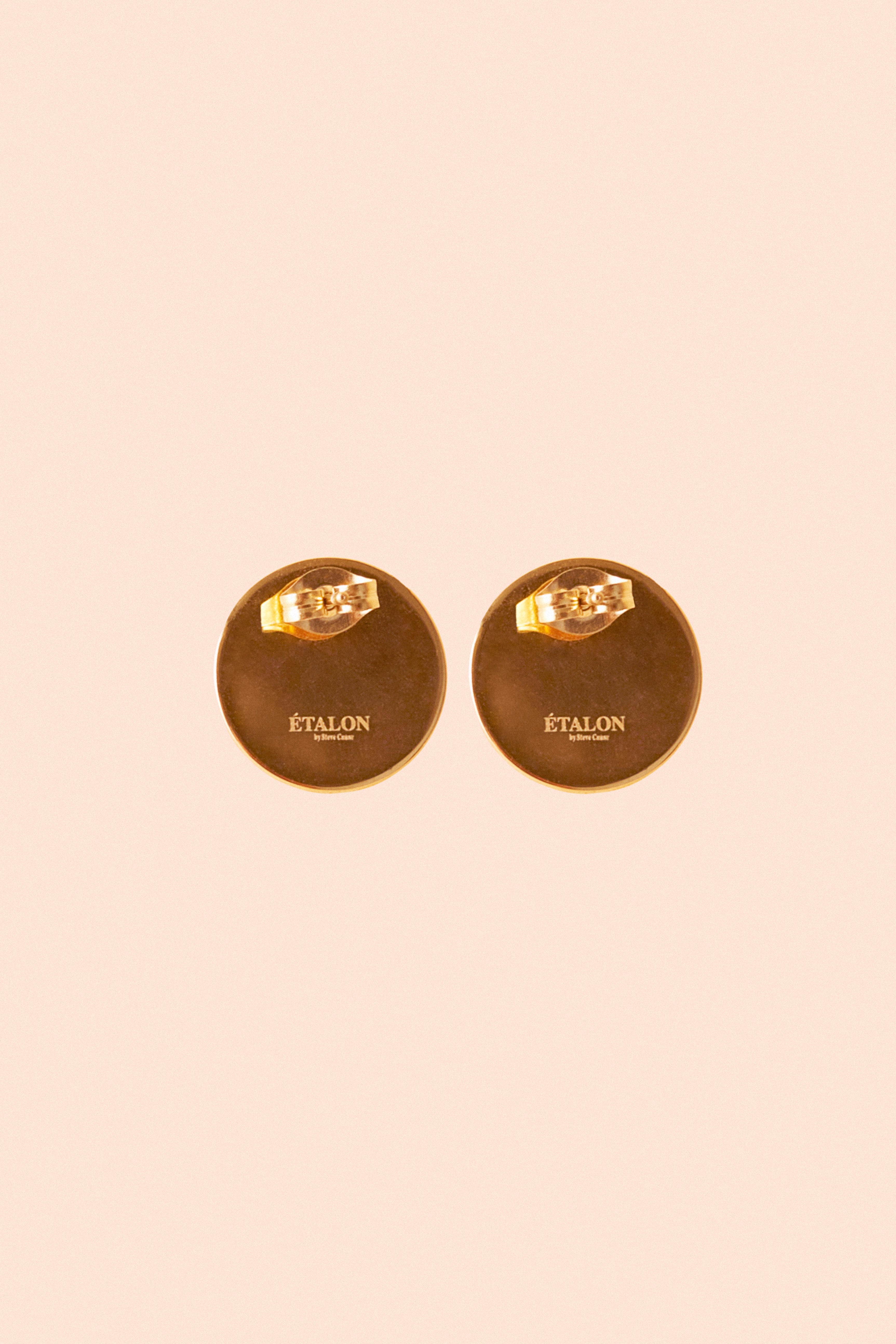 Golden Stud Earrings