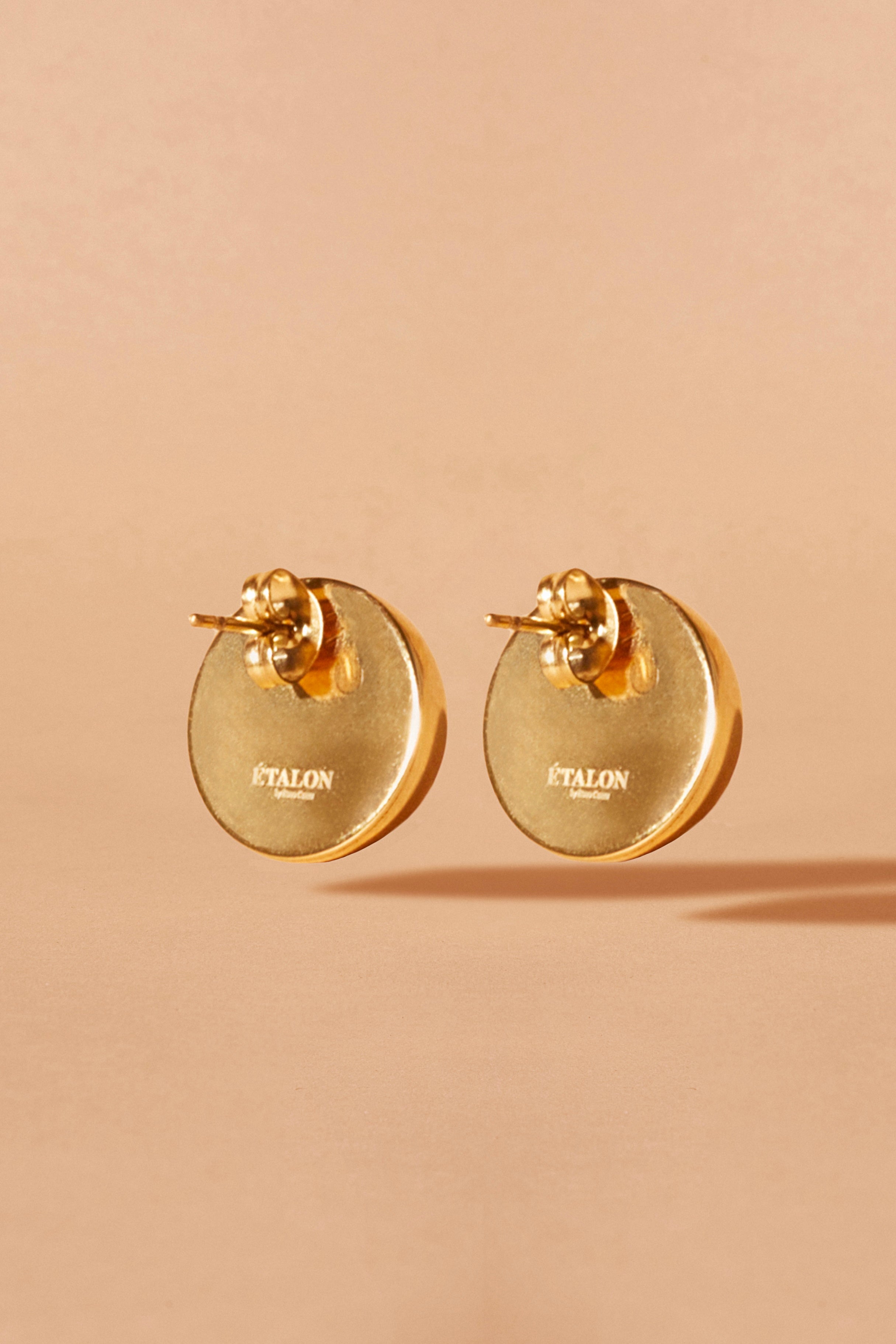 Golden Stud Earrings