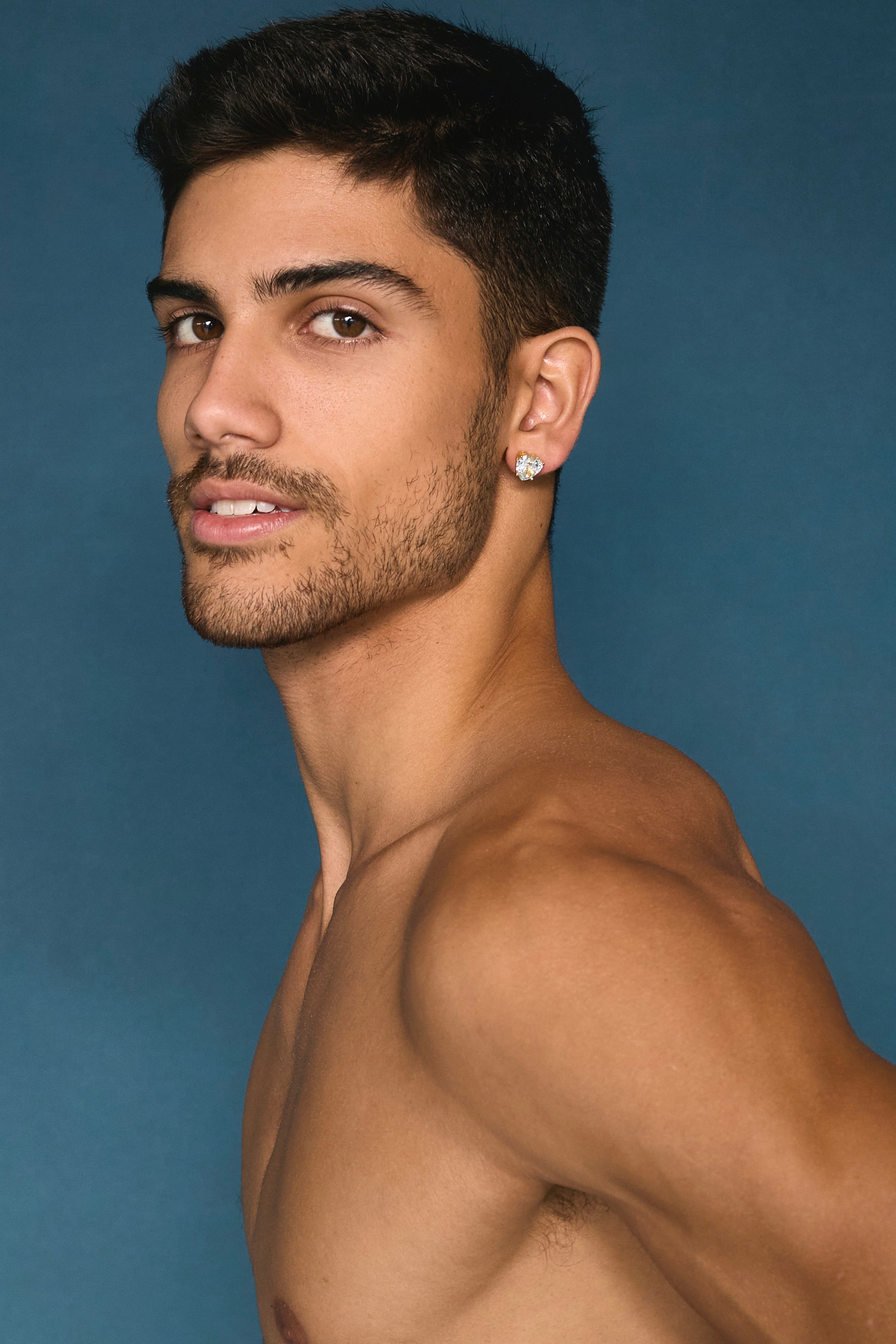 Heart Diamond Earring