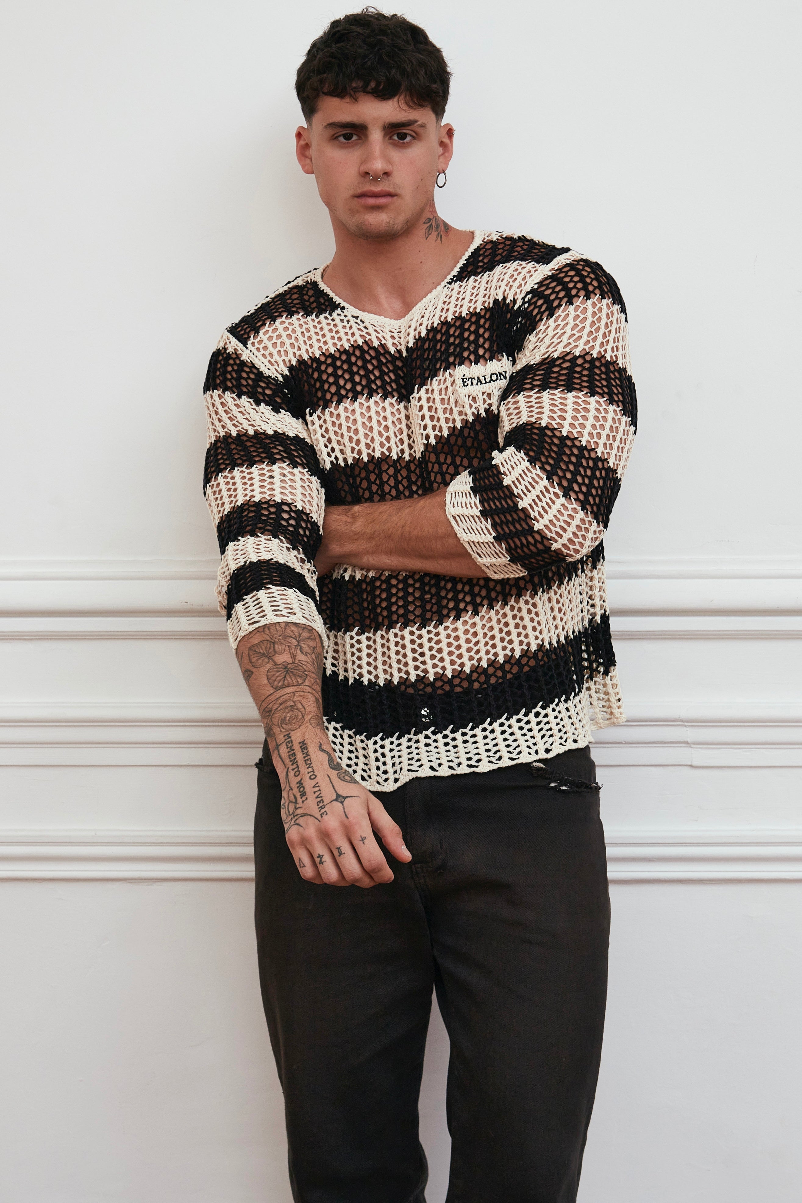 Striped Knitted Sweater