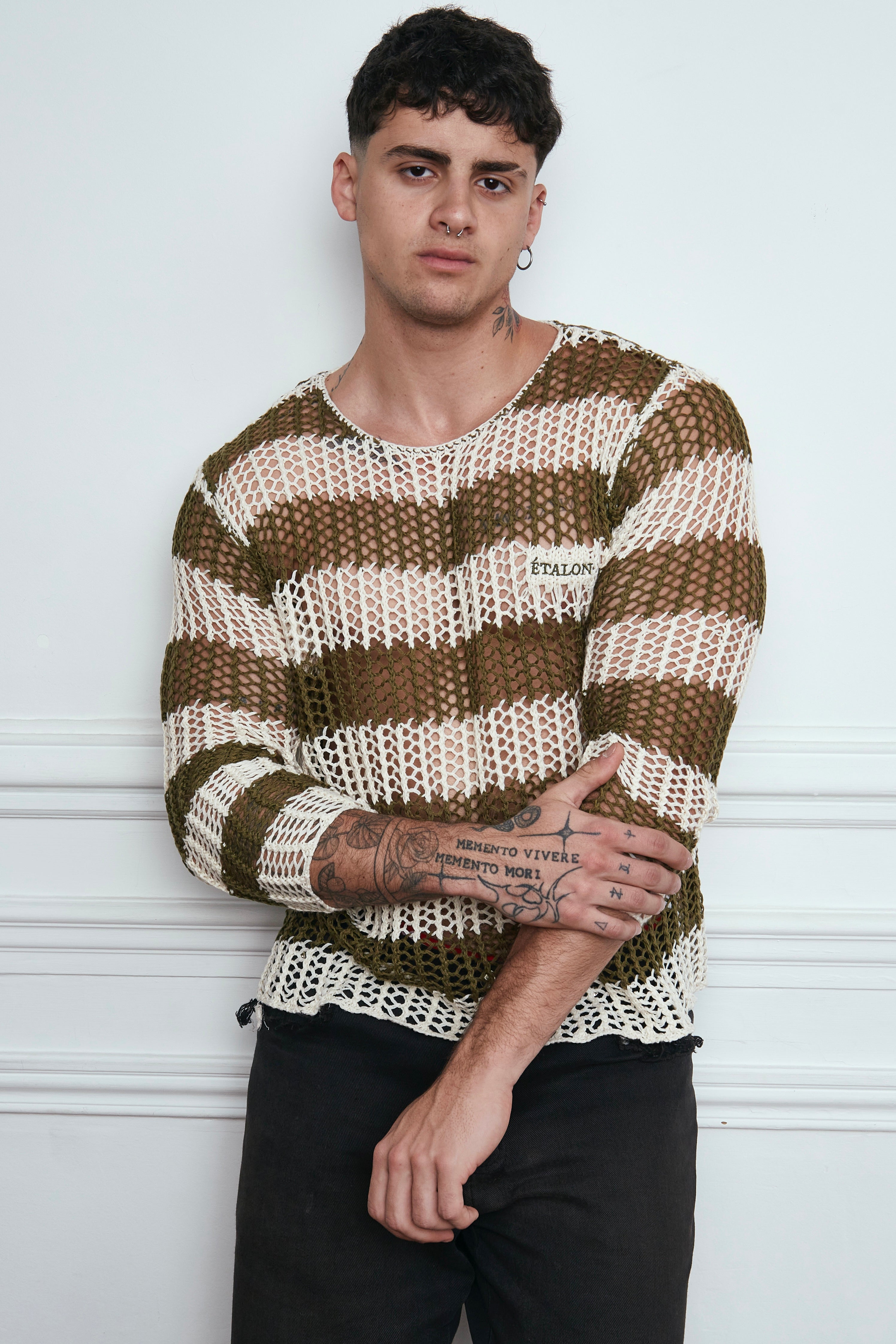 Striped Knitted Sweater