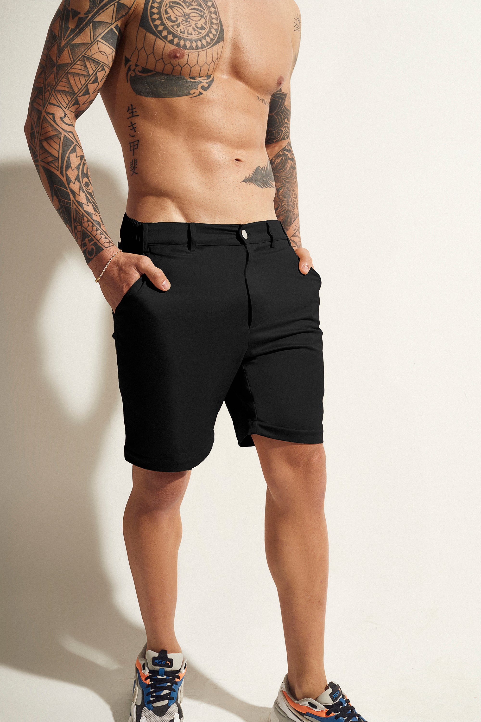 Black Convertible Trouser/ Short