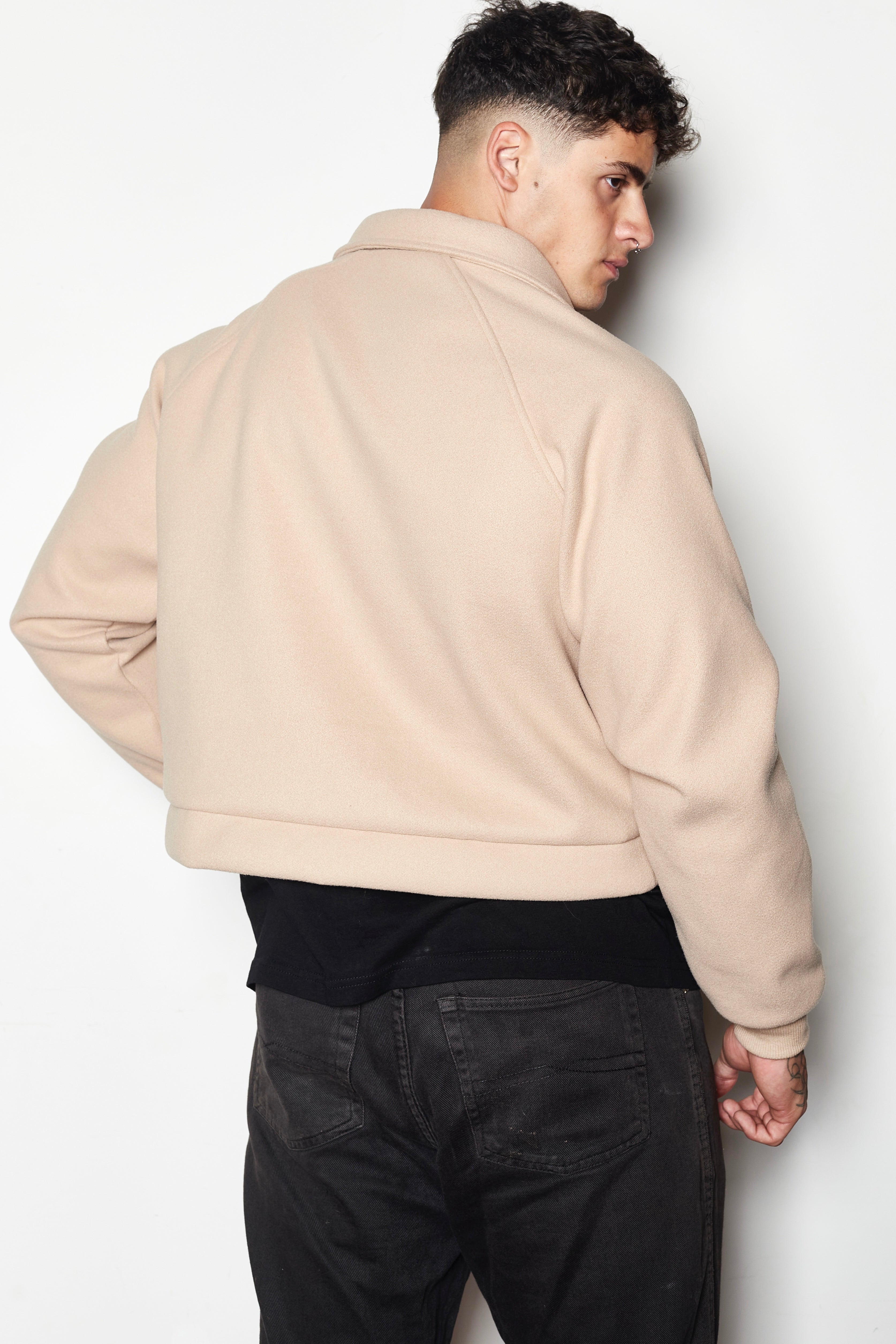 Cropped Bomber Jacket