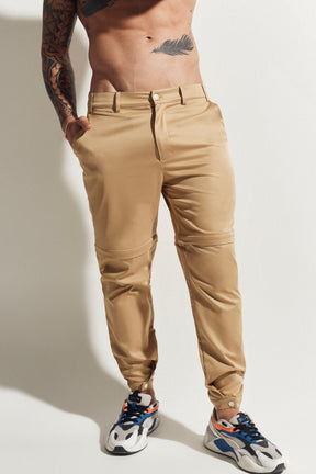 Khaki Convertible Trouser/ Short